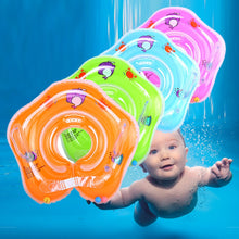 Load image into Gallery viewer, Swimming Baby Pools Accessories Baby Inflatable Ring Baby Neck Inflatable Wheels for Newborns Bathing Circle Safety Neck Float