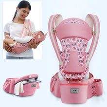 Load image into Gallery viewer, 0-48M Ergonomic Baby Carrier Infant Baby Hipseat Carrier Front Facing Ergonomic Kangaroo Baby Wrap Sling for Baby Travel